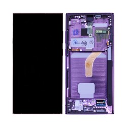 Touch+Display+Frame Samsung Galaxy S22 Ultra/S908B Service Pack Graphite/Sky Blue